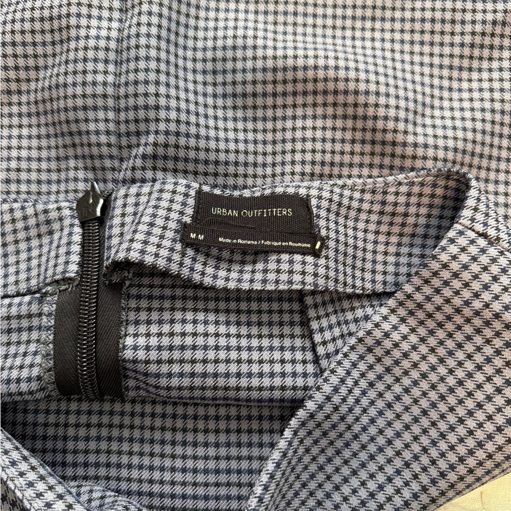 Urban Outfitters Black and Lavender Checkered Skirt